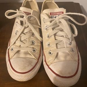 White Low Top Converse